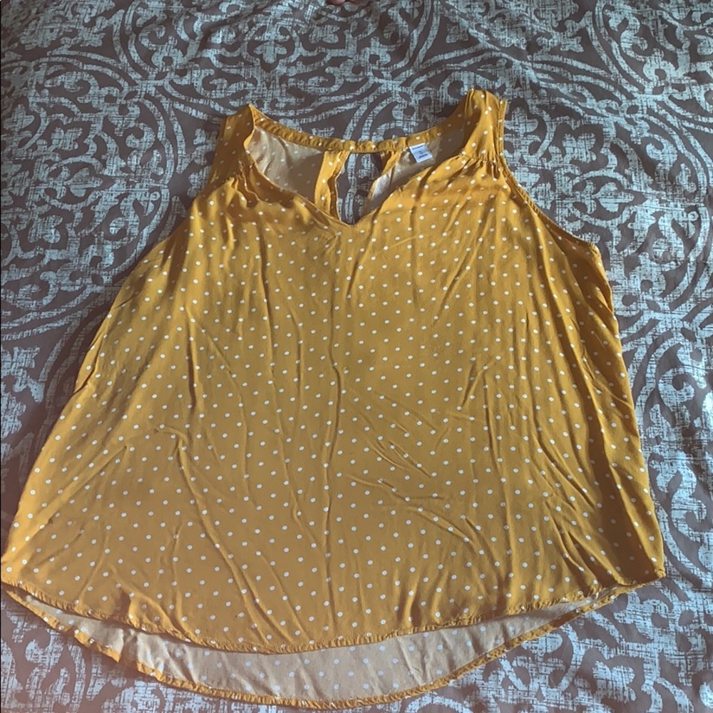 Yellow blouse